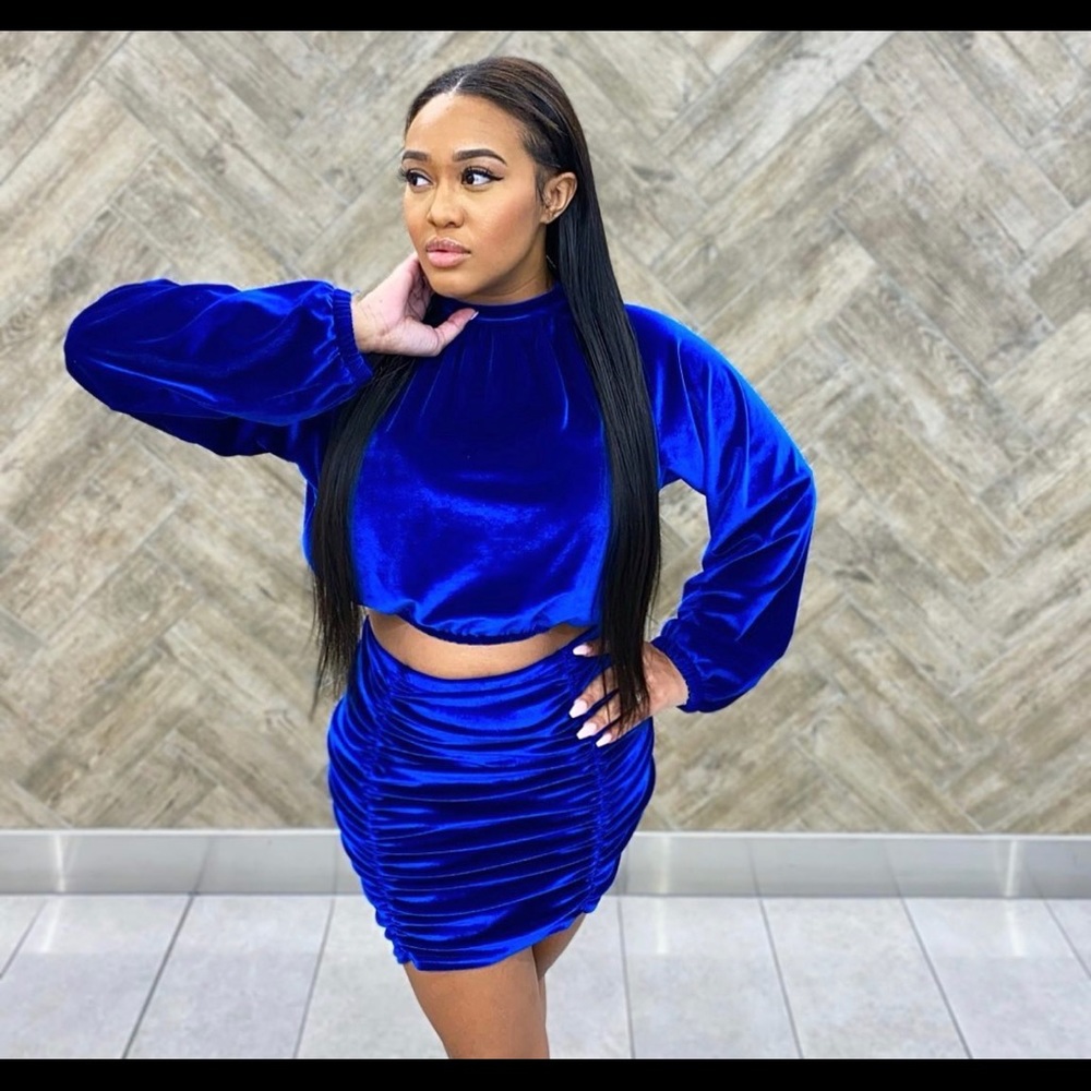 Two Piece Velvet Set
